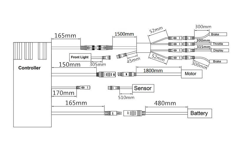 Kit de conversion pour vélo électrique 36V 250W 26" Kit moteur avant pour vélo électrique Moteur de moyeu de vélo électrique en noir