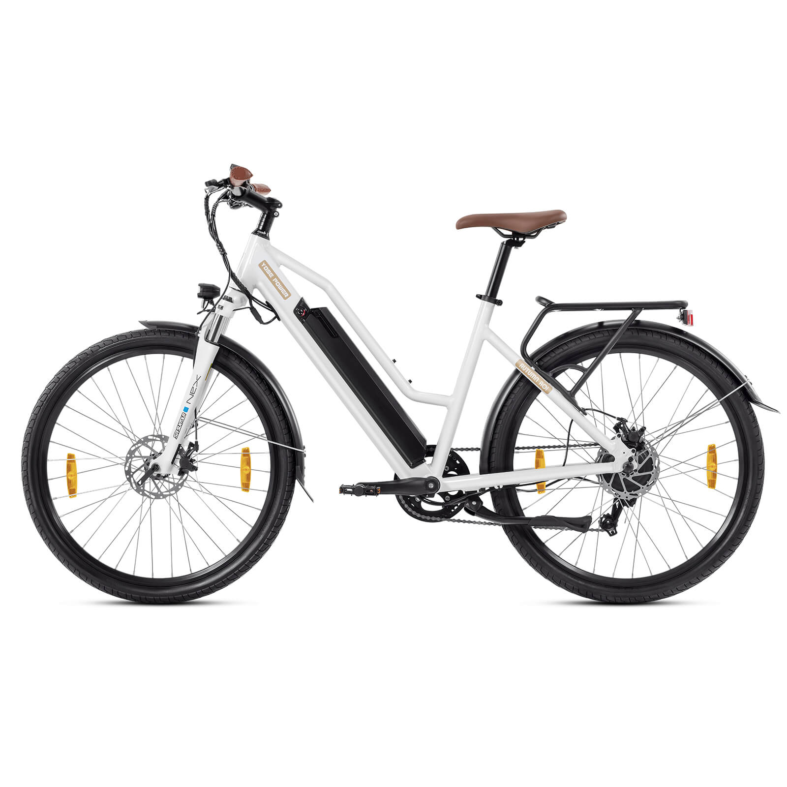 Yose Power City E-Bike mit Geschwindigkeit Pedal Sensor Elektrofahrrad Autumn A01