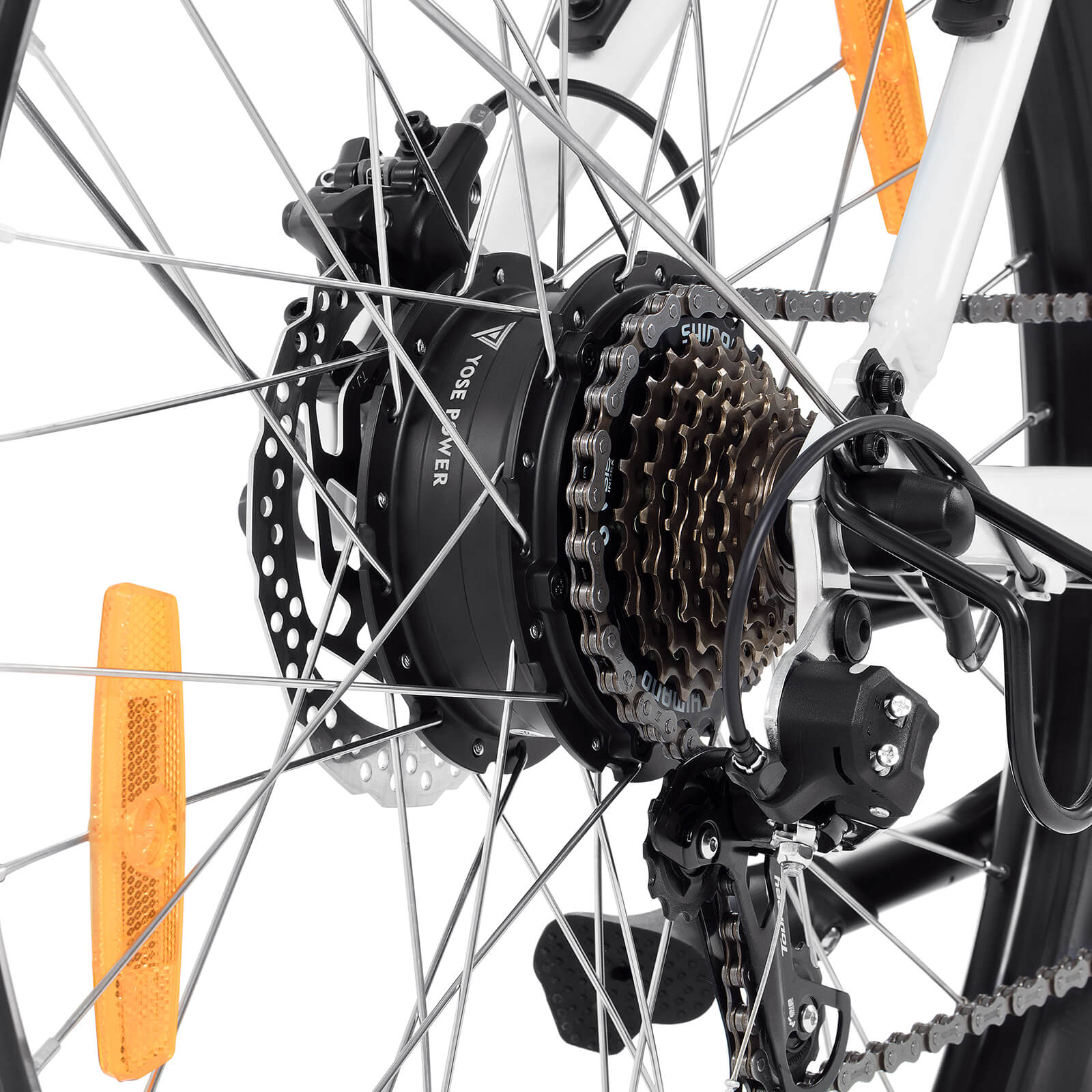 Yose Power City E-Bike with Torque Pedal Sensor Autumn A01-T