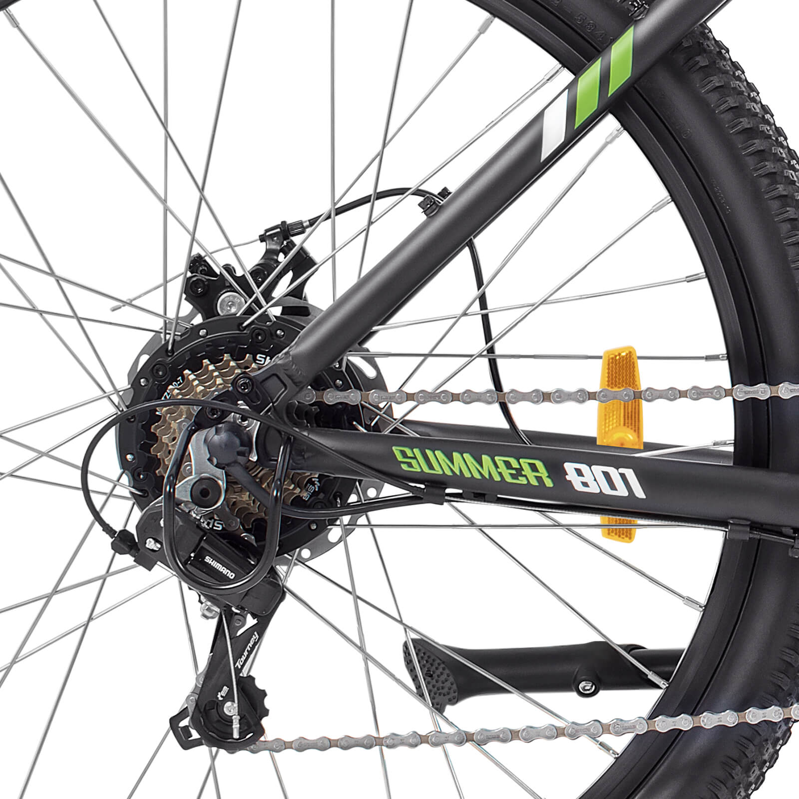 Vélo électrique Yose Power Mountain avec capteur de vitesse pour pédales Summer B01 GRN