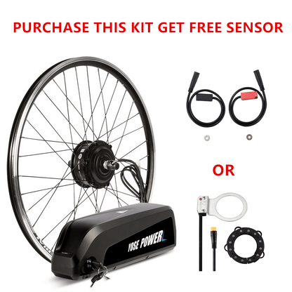 E-Bike Conversion Kit 36V 250W 28"(700C) Front Motor Kit with HL1 36V 15.6Ah Battery Hub Motor DIY