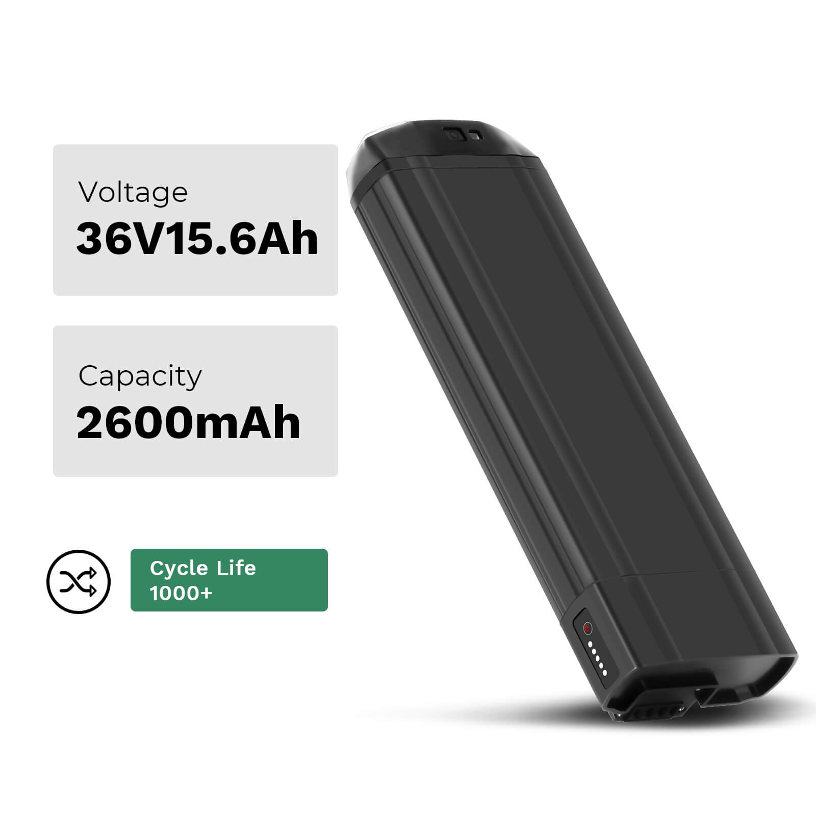 36V 15.6Ah Li-ion Battery Rear Rack Accu JCEB360 without holder Replacement for STELLA