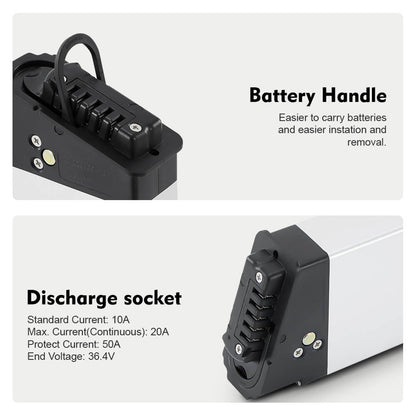 48V 11.6Ah(558Wh) Folding E-Bike Battery  InFrame Li-ion Accu DCH006 without Charger for FIIDO M1 Pro / BEZIOR XF200 / Samebike Battery