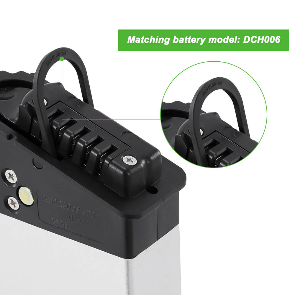48V 11.6Ah(558Wh) Folding E-Bike Battery  InFrame Li-ion Accu DCH006 without Charger for FIIDO M1 Pro / BEZIOR XF200 / Samebike Battery