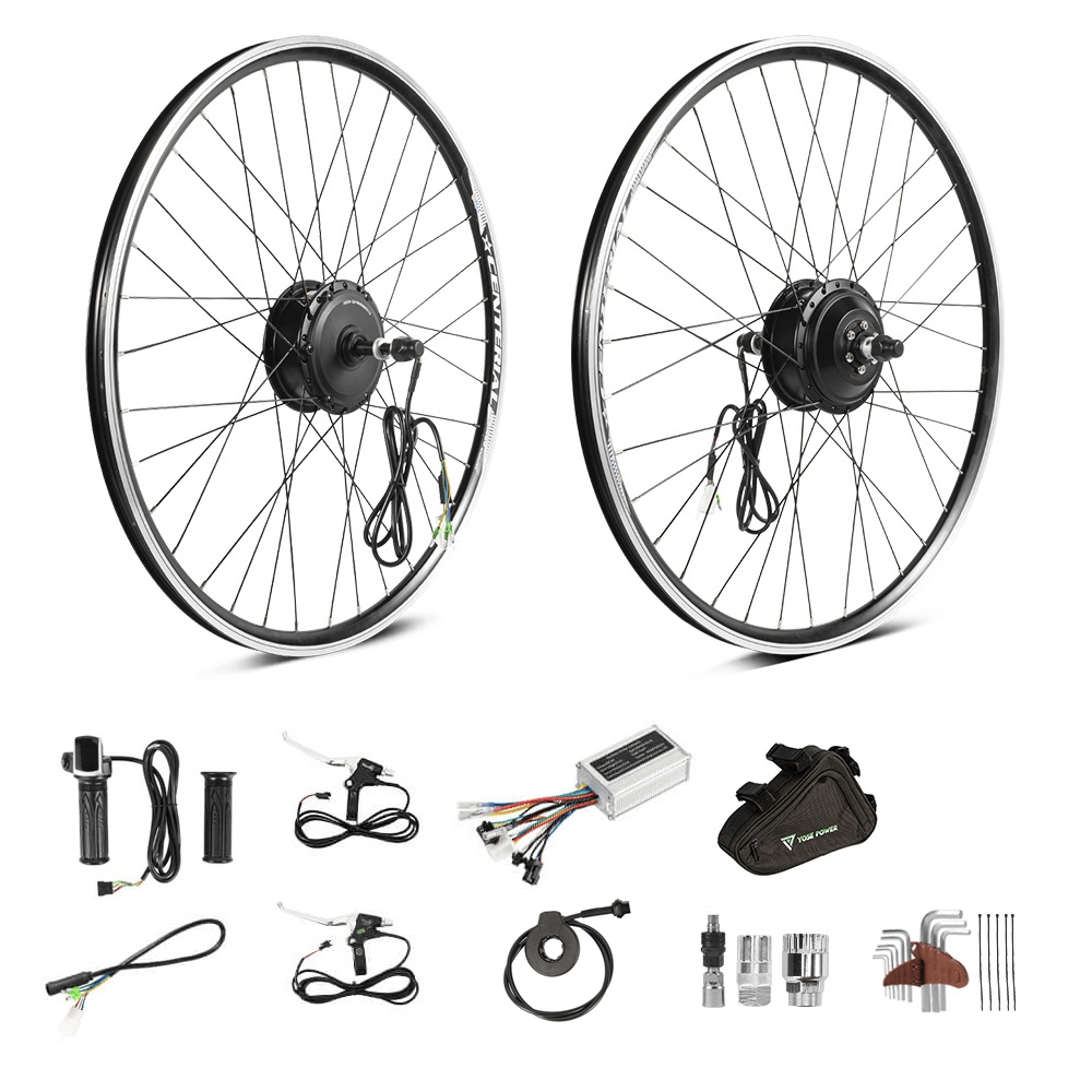 Kit di conversione bici elettrica 36V 250W 28"(700C) Kit motore ruota libera posteriore Motore mozzo bicicletta