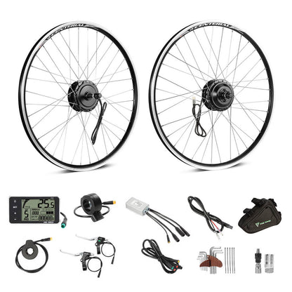 Kit di conversione bici elettrica 36V 350W 27,5" Motore ruota libera posteriore Kit motore mozzo bicicletta