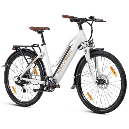 Yose Power City E-Bike mit Geschwindigkeit Pedal Sensor Elektrofahrrad Autumn A01