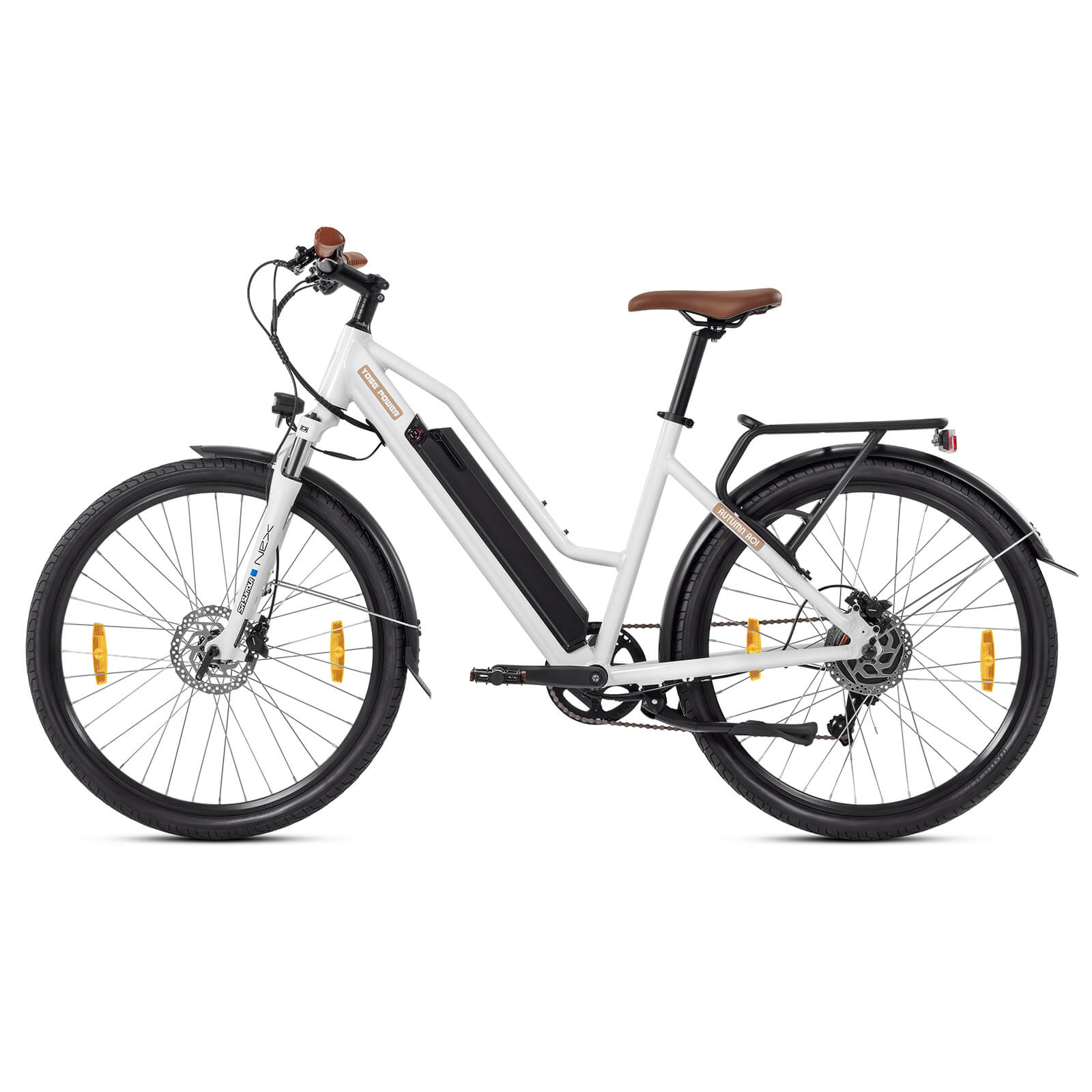 Yose Power City E-Bike with Torque Pedal Sensor Autumn A01-T