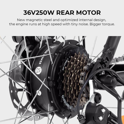 Vélo électrique Yose Power Mountain avec capteur de vitesse pour pédales Summer B01 GRN